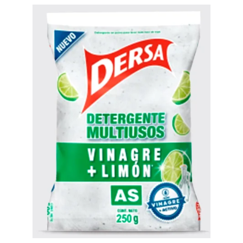 DETERGENTE AS VINAGRE Y LIMÓN 250G