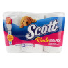 PAPEL HIGIENICO SCOTT RINDEMAX X 12 UNIDADES