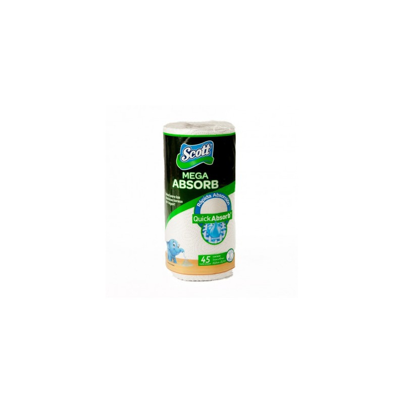 TOALLA DE COCINA SCOTT COCINA MAS ABSORCION 45