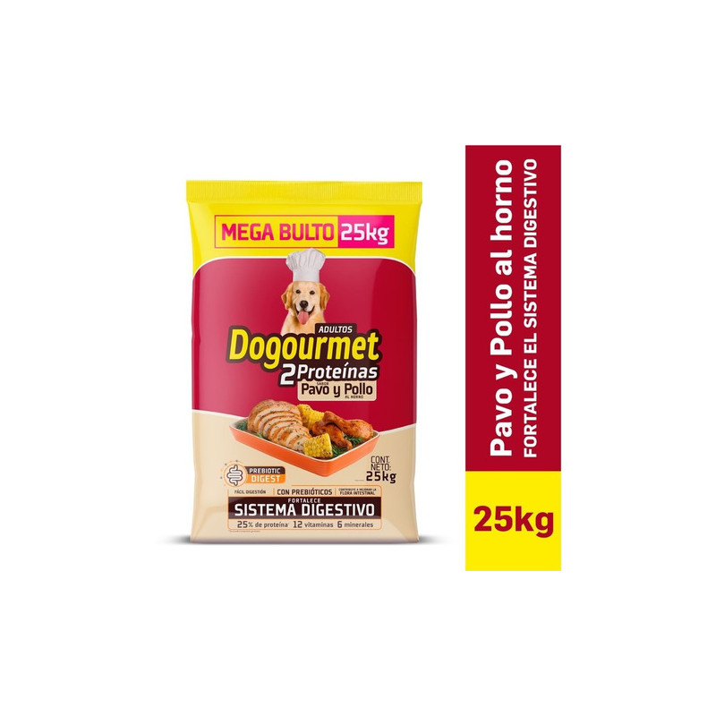 DOGOURMET PAVO Y POLLO 25KG